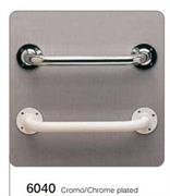 MANIGLIONE BAGNO LINEARE MM.450 BIANCO K60410