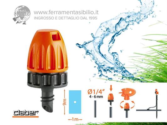 A/91257 MICROIRRIGATORE A STINGA RETT CF=10PZ RAINJET CLABER