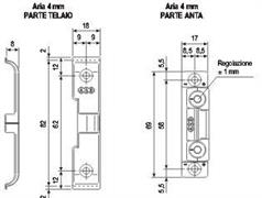 A448050100 F2 CERNIERA CENTRALE SCOMPARSA A4