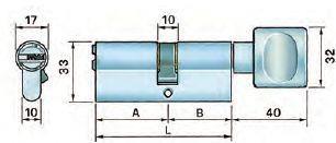 SERRATURE ISEO ELETTR CAT+SCR  781802252  ENT.25 FR22