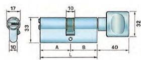 SERRATURE ISEO ELETTR CAT+SCR  781802252  ENT.25 FR22