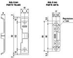 A448050500 F2 CERNIERE CENTRALE A12 B18/20 TEDI D40 E D34