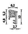 GUARNIZIONE 944AC NEUTRA FERMAVETRO TERMOPLAS.COESTRUSO