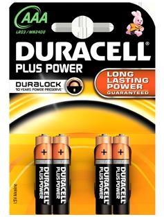 BATTERIA PLUS POWER MINISTILO CF PZ 4  MN2400GB4  DURACELL