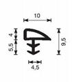 GUARNIZIONE 124AC  NERA P/PORTA ROVERPLASTIK rt=24mt