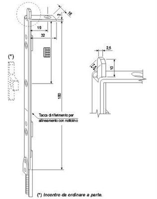 MANIGLIA DIANA R&B ZCS  13MDIAZR08B05FPZ