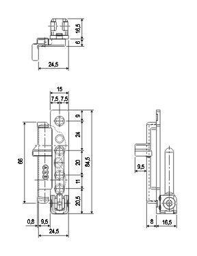 A5080405DX F2 PARTE TELAIO CERN 2F34 A12 B18 DX SIMM