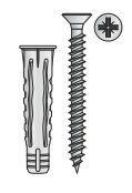 TASSELLO IC0305025  05X25 c/vite NYLON UNIVERSALE