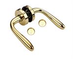 MANIGLIA ALLUMINIO SERIE AGNONE ROS.45  ORO   F0322R840