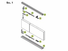 KIT 0700/20  KIT AGG.LATERALE PORTA LIBRO FISARMONICA