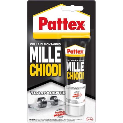 PATTEX MILLE CHIODI TRASPARENTE GR.90  CRISTAL   2449235