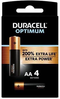 BATTERIA DURACELL STILO OPTIMUM AAB4  DU0030