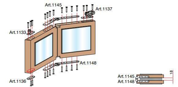 SNODO TERNO S.1145ZN EX 1145 SUPER.C/MOLLA FERMO PROL.8 TER