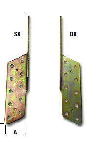 PIASTRA ANG.SFALSATA mm.210 DX ACC.TROP 853D210