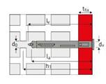 TASSELLI NYLON PROLUNGATO TPS 10X100  AT0110100  TECFI