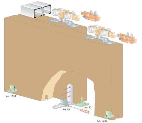 KIT DI TRASCINAMENTO n.1 A/93-n.2 A/1032+n.1 A/94 93-1032-94