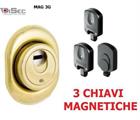 MAC3G MANOLITO C/MOSTRINA ACC.PVD GIALLO+3CH. 3G2M-25D1 A2 DISEC