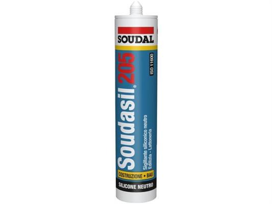 SILICONE 205 GRIGIO S2 CARTUCCIA 310ML ART. 112845 SOUDAL