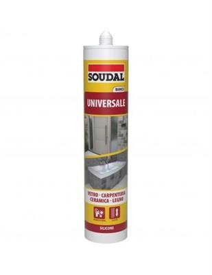 SILICONE UNIVERSALE BIANCO DA 280ML ART.115932 SOUDAL